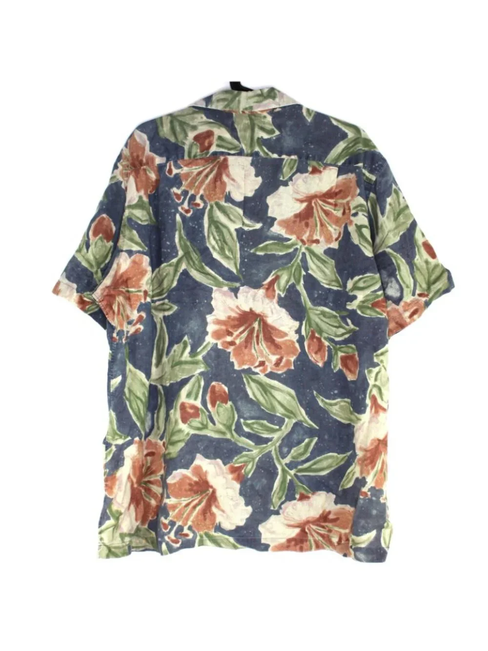 Polo Ralph Lauren Mens Large Watercolor Vintage Camp Loop Button Up Shirt H1055